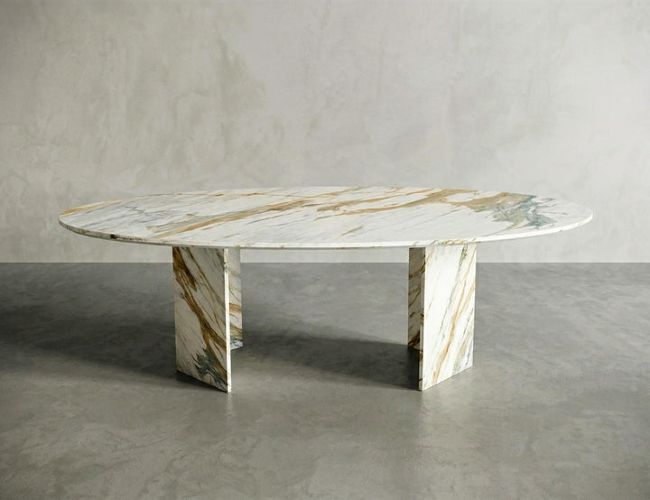 Repose - Calacatta Gold Marble Dining Table