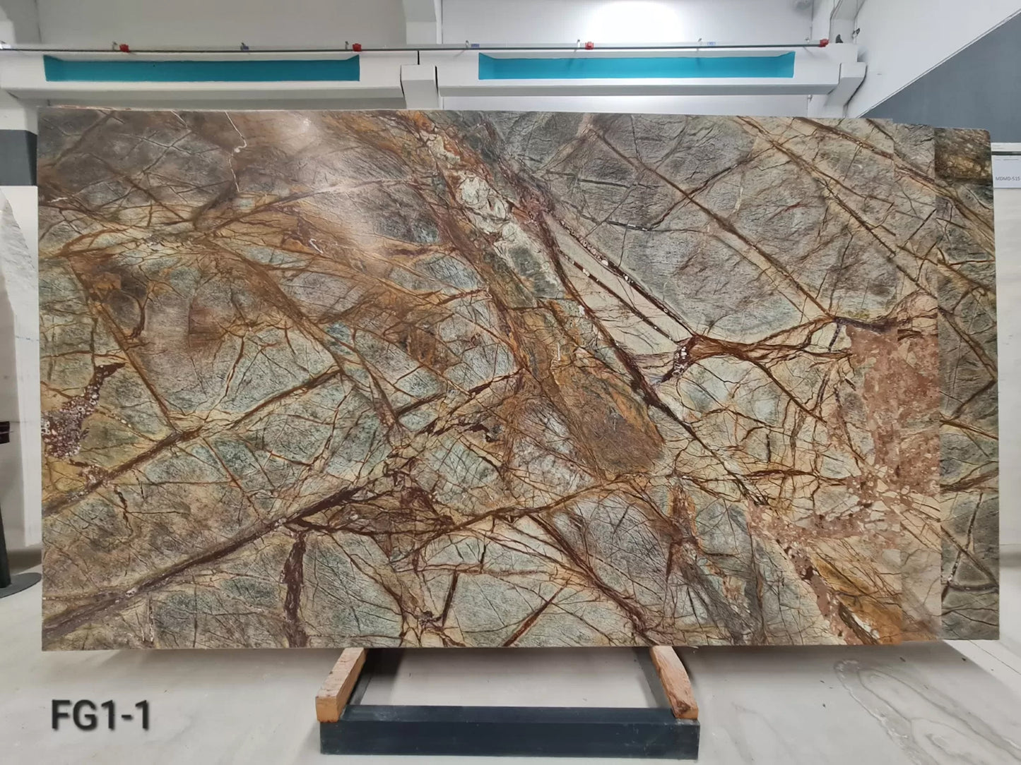 Solace - Green Forest Marble Oval Dining Table