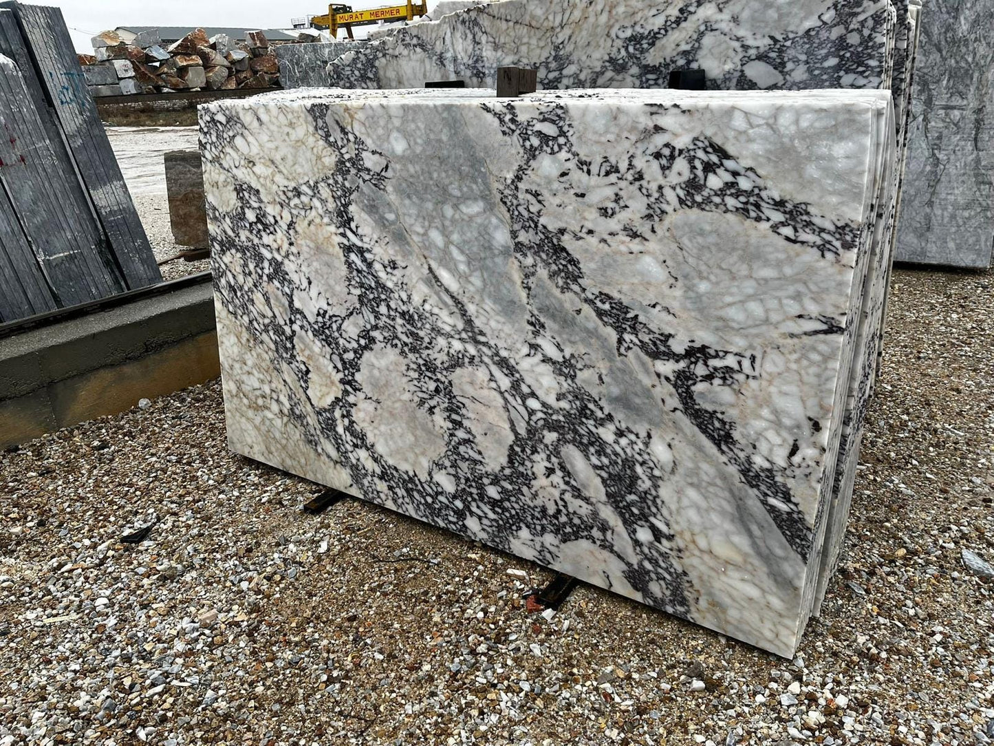 Oval Calacatta Viola Marble Dining Table – Italian Stone, Custom Sizes Available